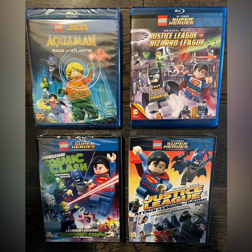 Lego Super Heroes DVD and Blu-Ray - new